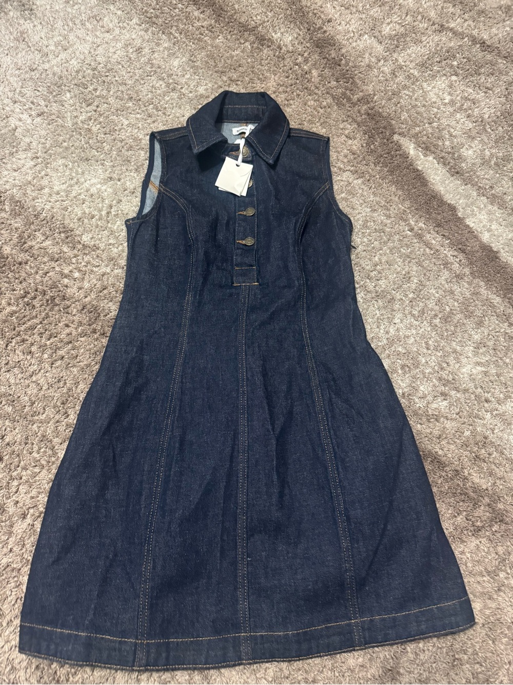Simkhai women’s Jean dress in color rinse